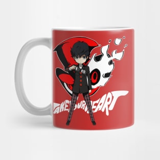 Chibi Protagonist will take your heart Mug